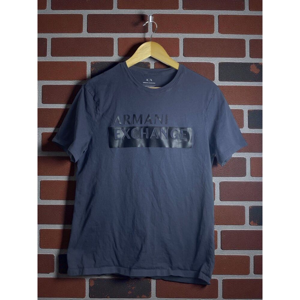 Armani Exchange Logo Tee – Armani Sustainability Project – Size M